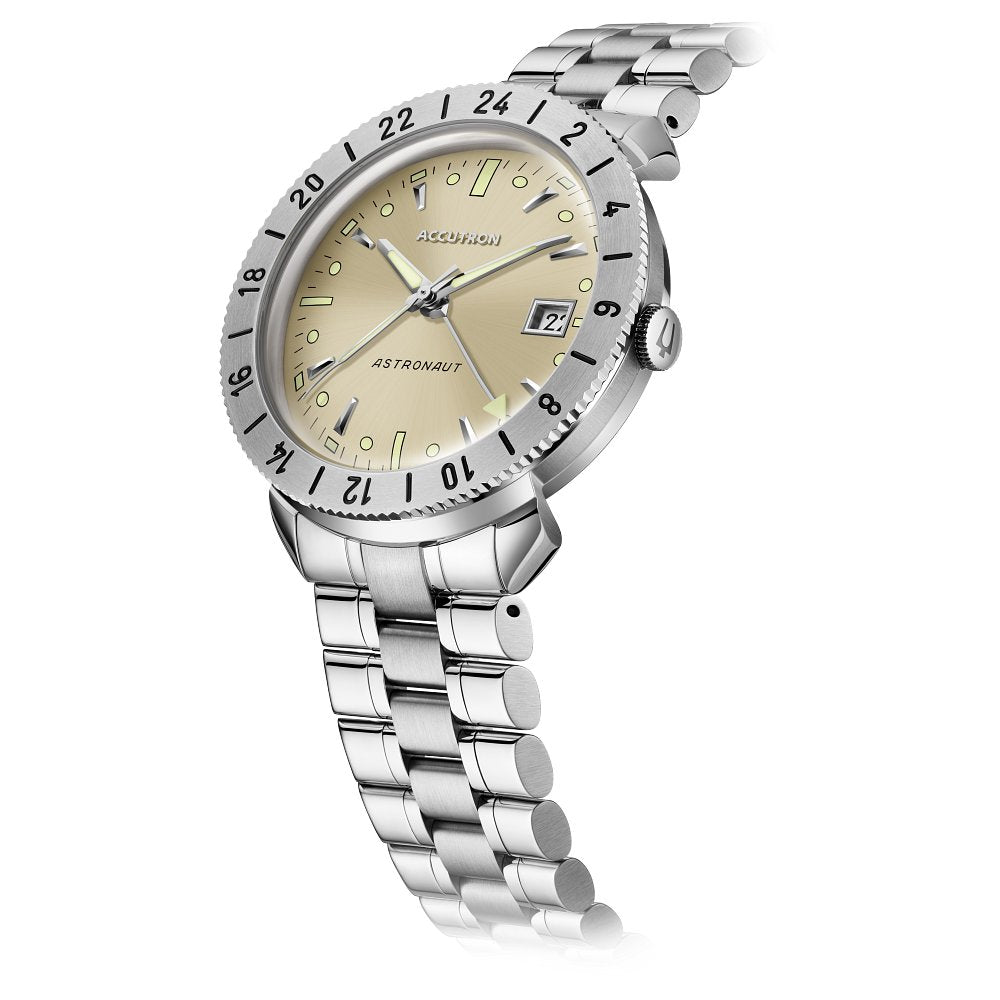 Accutron Stainless Steel Electrostatic Mens Watch 26B204