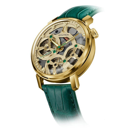Accutron Stainless Steel Electrostatic Mens Watch 27A205