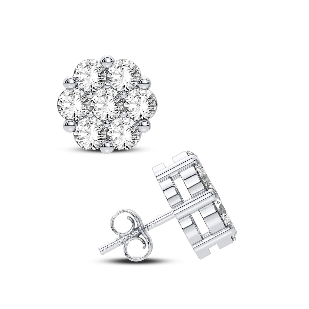 14K 1.00CT Diamond Earring 66865