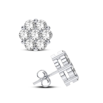14K 1.00CT Diamond Earring 66865