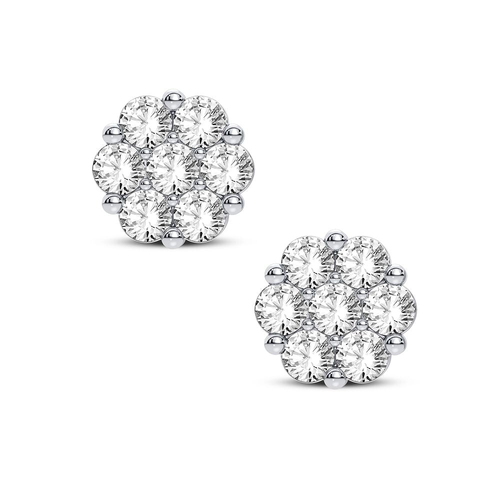 14K 1.00CT Diamond Earring 66865
