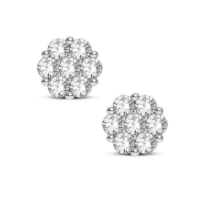 14K 1.00CT Diamond Earring 66865