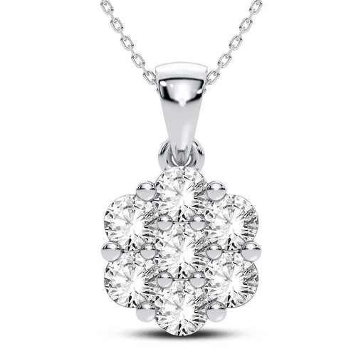 14K 0.50CT Certified Lab Grown Diamond Pendant 68472