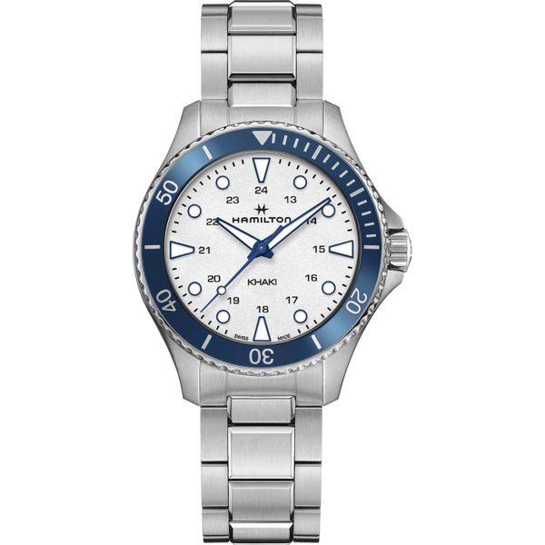 Hamilton H82231150 Khaki Navy Scuba Quartz 37mm White Dial