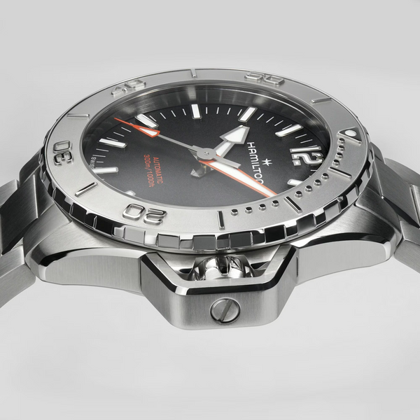 Hamilton H77485130 Khaki Navy Frogman Automatic Black Dial 41mm