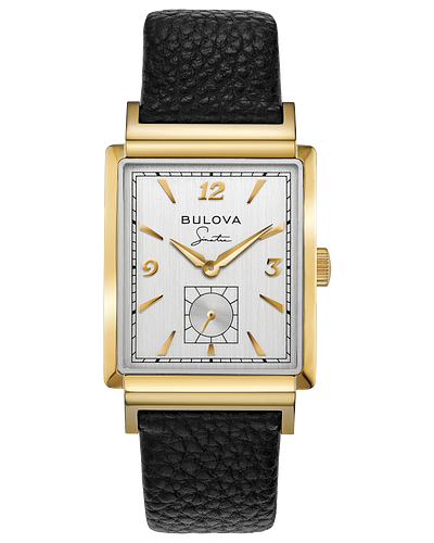 Bulova 97A158 Frank Sinatra My Way Small Seconds Gold Tone Quartz