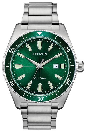 Citizen AW1598-70X Eco-Drive Bryson Green Dial Stainless Steel