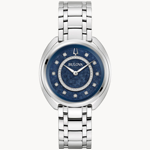 Bulova 96X160 Duality Ladies Classic Blue Diamonds