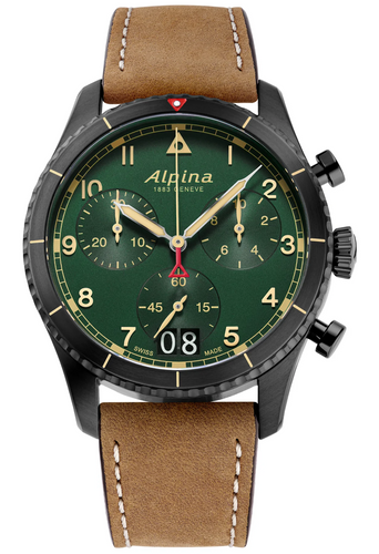 Alpina AL-372GR4FBS26 Startimer Pilot Quartz Chrono Big Date