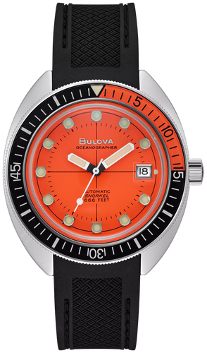 Bulova 96B350 Devil Diver Orange Dial