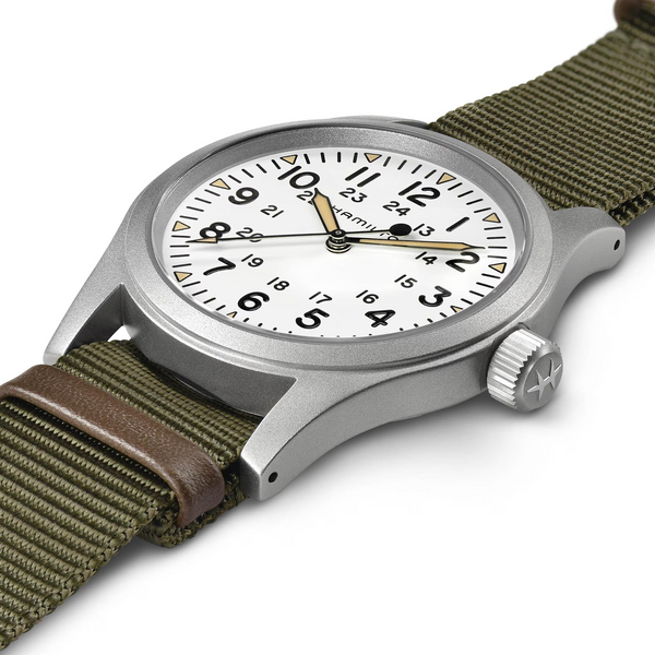 Hamilton H69439411 Khaki Field Mechanical 38mm White Dial