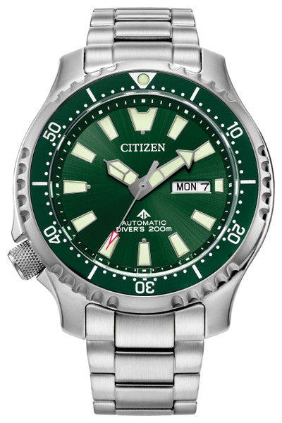 Citizen NY0151-59X Promaster Automatic Diver Green Steel