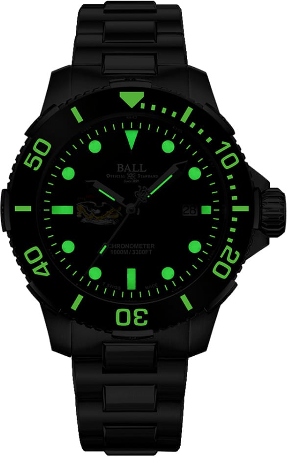 Ball Engineer Hydrocarbon DeepQUEST Protector 42mm Watch DM3002A-S9C-BK