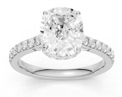 14K 3.50CT Lab Grown Diamond Engagement Ring 69809
