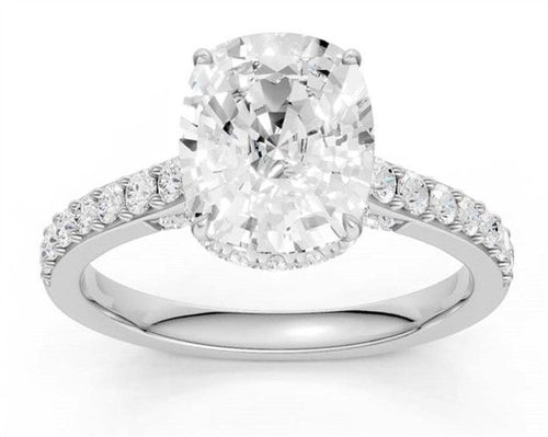 14K 3.50CT Lab Grown Diamond Engagement Ring 69809