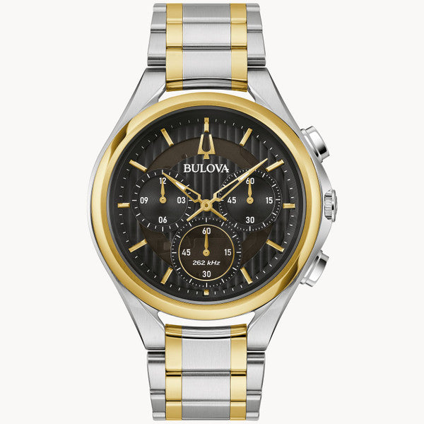 Bulova 98A301 CURV Five-Hand Chronograph Two Tone