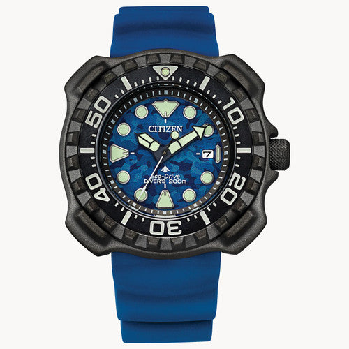 Citizen BN0227-09L Promaster Sea Collection Super Titanium Blue