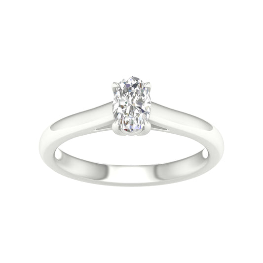 14K 0.50CT Certified Lab Grown Diamond Ring ( IGI Certified ) 64027