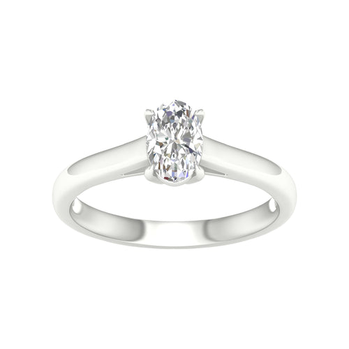 14K 0.75CT Certified Lab Grown Diamond Ring ( IGI Certified ) 64028