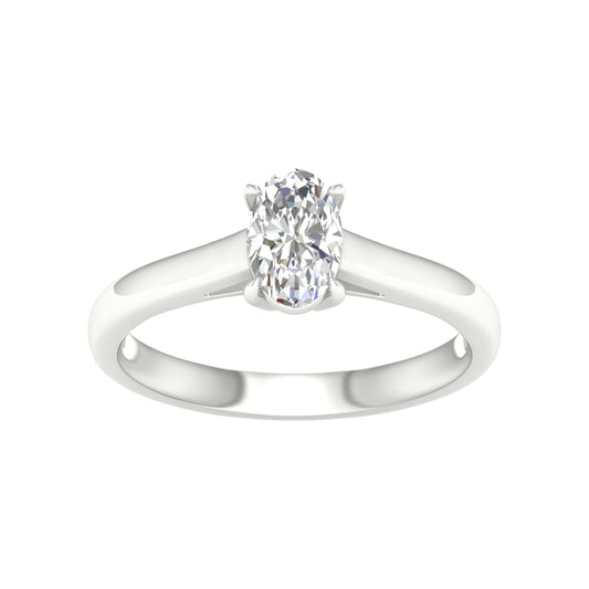 14K 0.75CT Certified Lab Grown Diamond Ring ( IGI Certified ) 64028