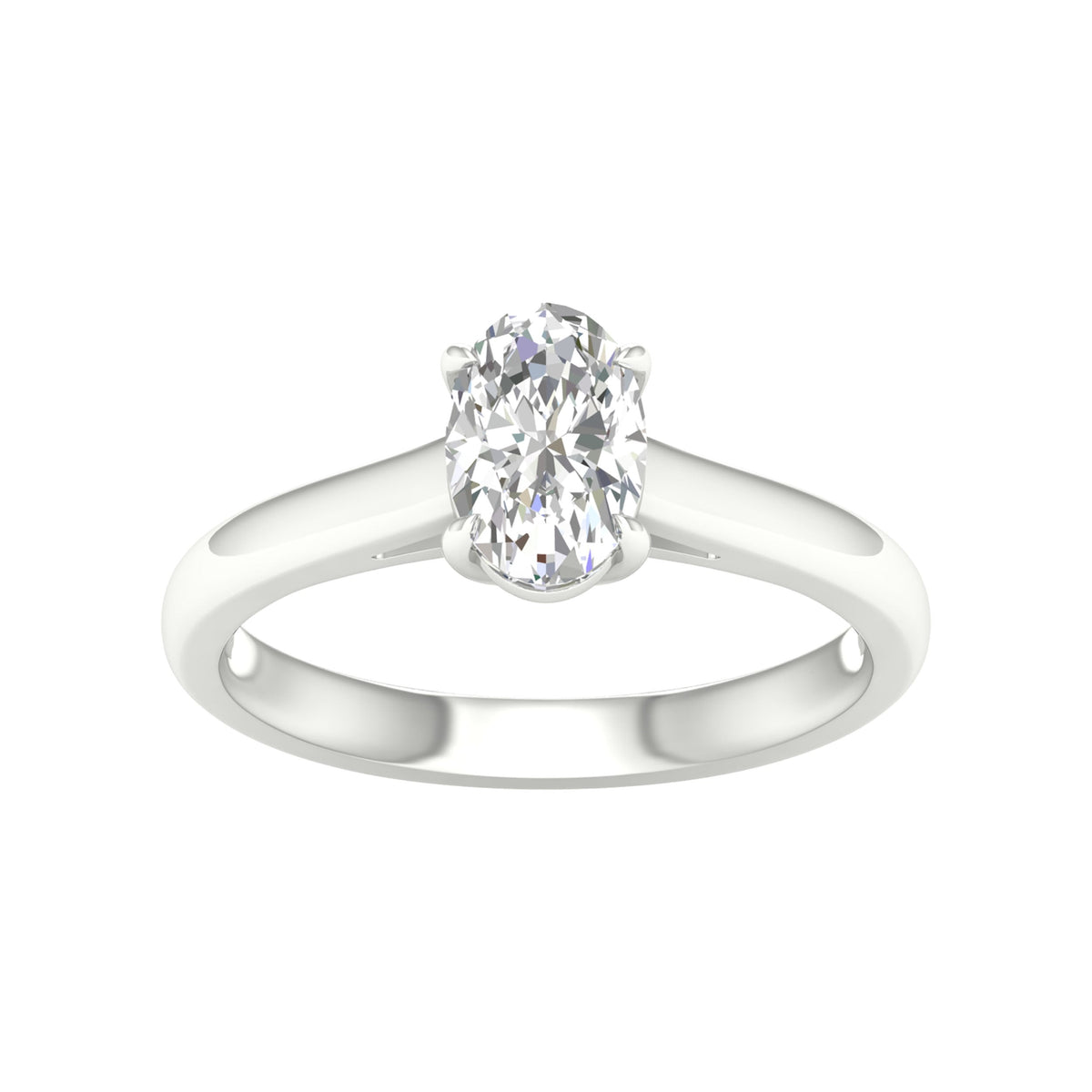 14K 1.00CT Certified Lab Grown Diamond Ring ( IGI Certified ) 64029