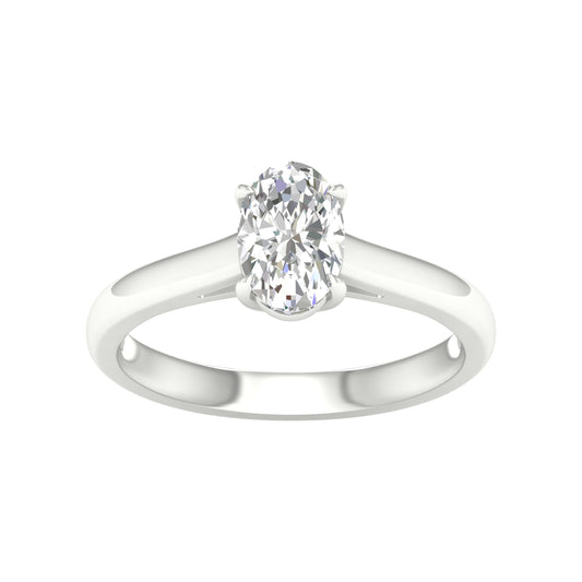 14K 1.00CT Certified Lab Grown Diamond Ring ( IGI Certified ) 64029
