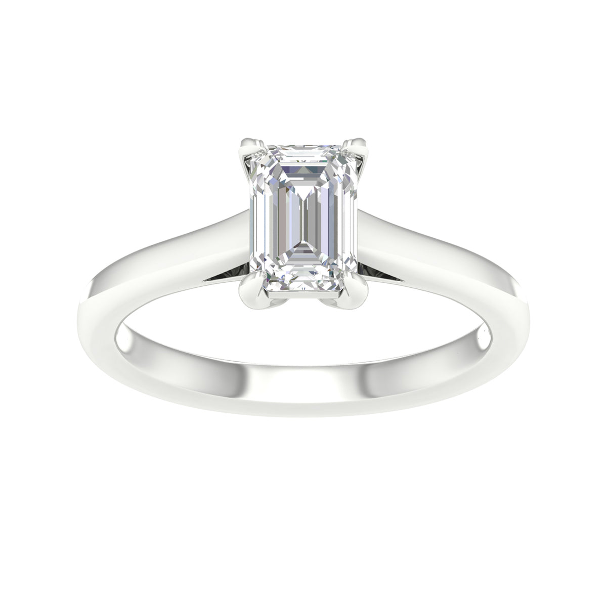 14K 1.00CT Certified Lab Grown Diamond Ring ( IGI Certified ) 64033