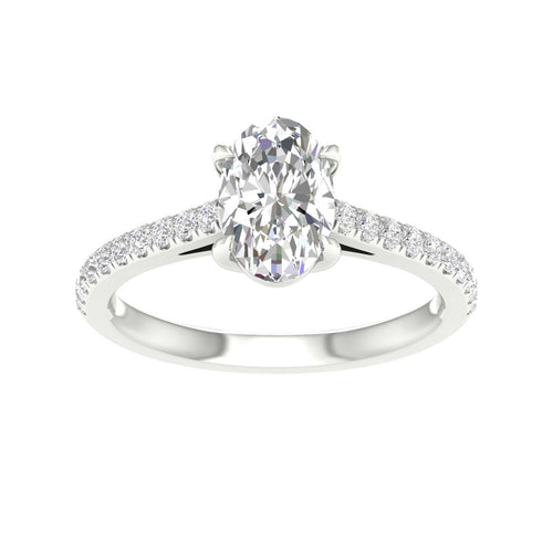 14K 1.25CT Certified Lab Grown Diamond Ring ( IGI Certified ) 64043