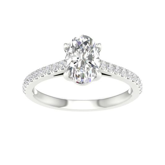 14K 1.25CT Certified Lab Grown Diamond Ring ( IGI Certified ) 64043