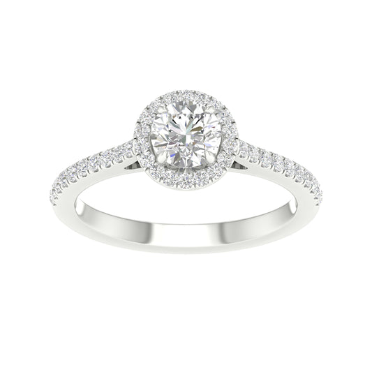 14K 1.00CT Certified Lab Grown Diamond Ring ( IGI Certified ) 64059