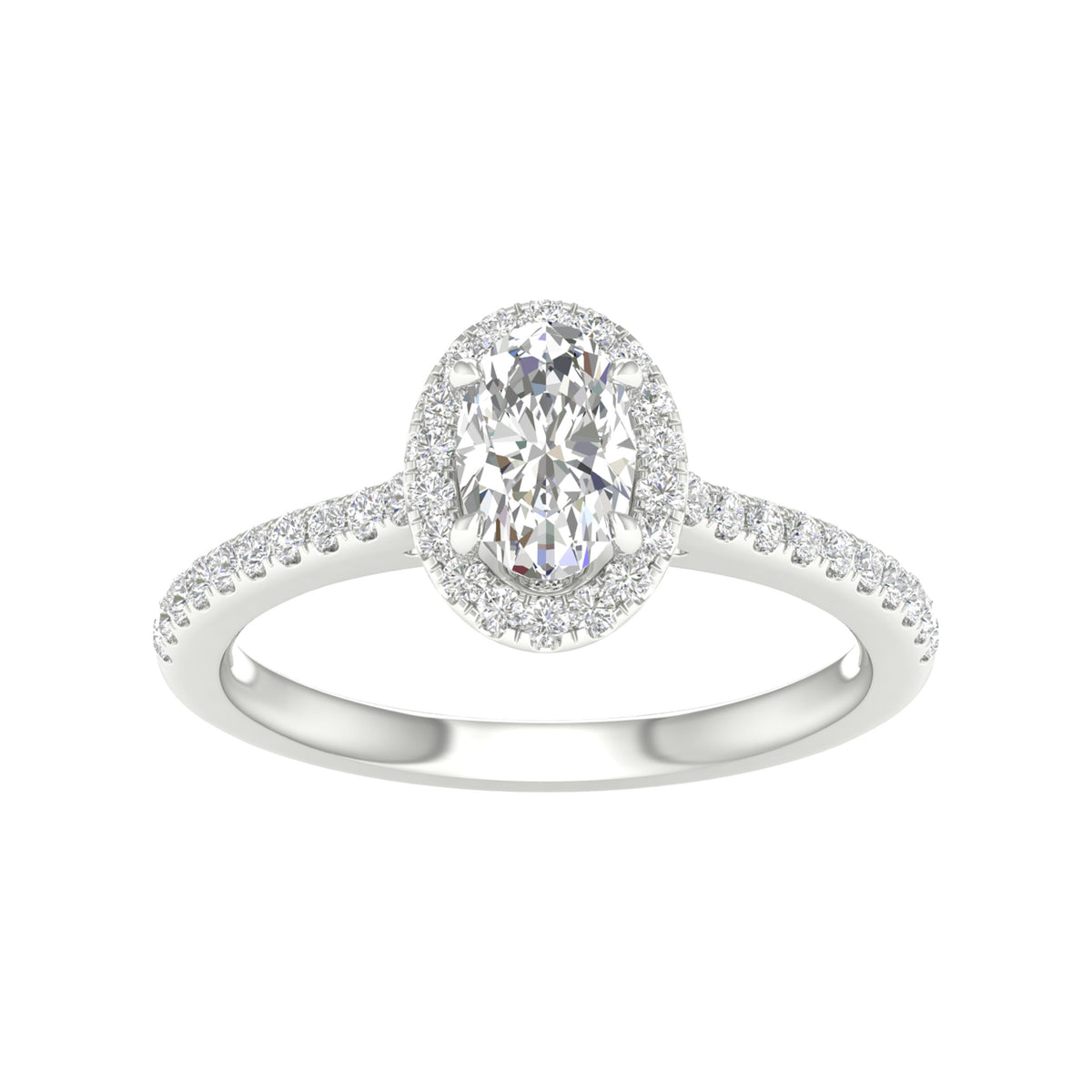 14K 1.00CT  Certified Lab Grown Diamond Ring ( IGI Certified ) 64061