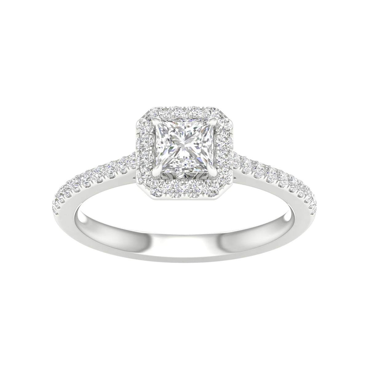 14k 1.00CT Certified Lab Grown Diamond Ring ( IGI Certified ) 64067