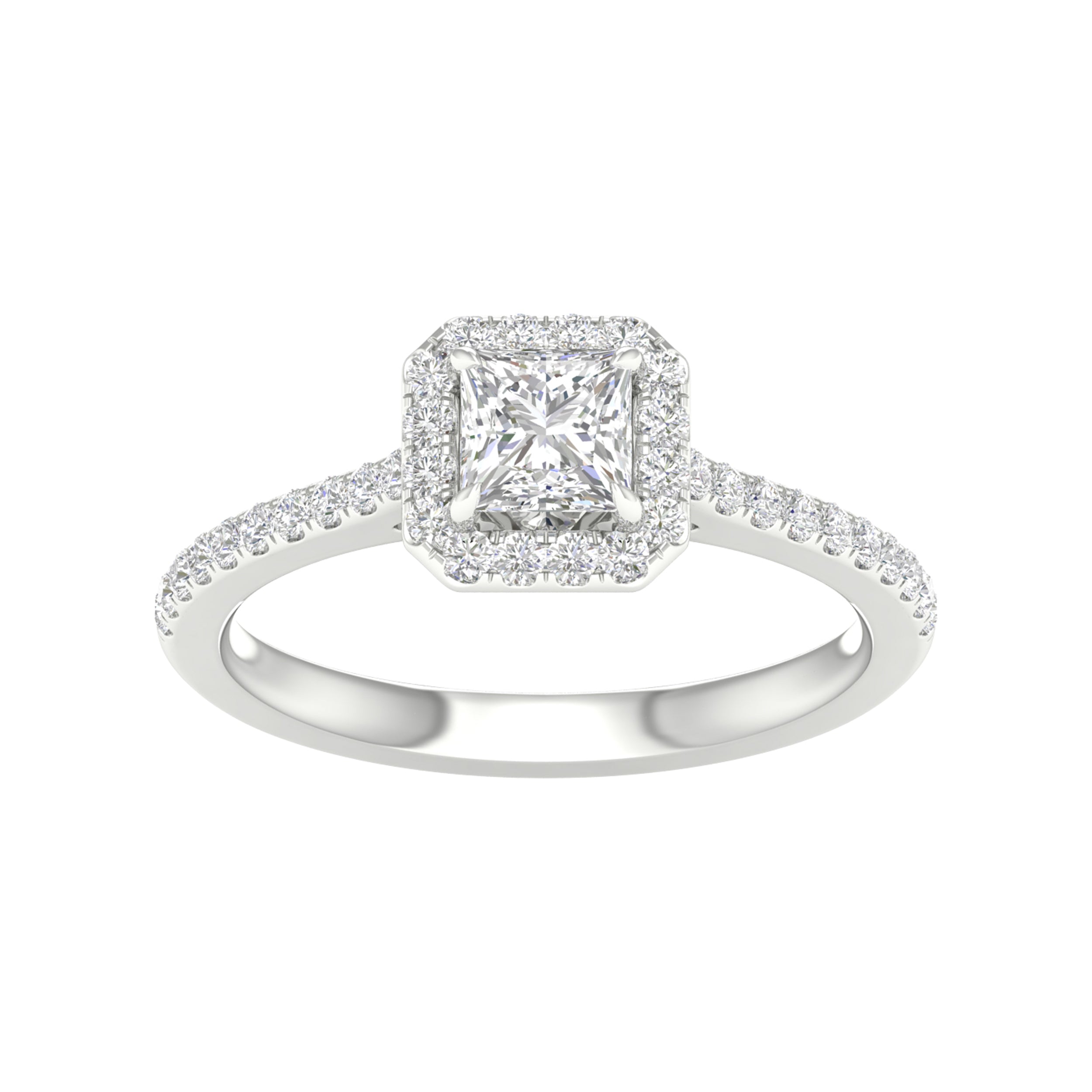 14k 1.00CT Certified Lab Grown Diamond Ring ( IGI Certified ) 64067