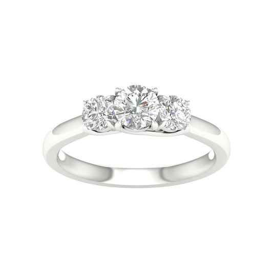 14K 1.00CT Certified Lab Grown Diamond Ring ( IGI Certified ) 64100
