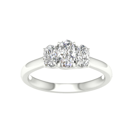 14K 1.00CT Certified Lab Grown Diamond Ring ( IGI Certified ) 64102