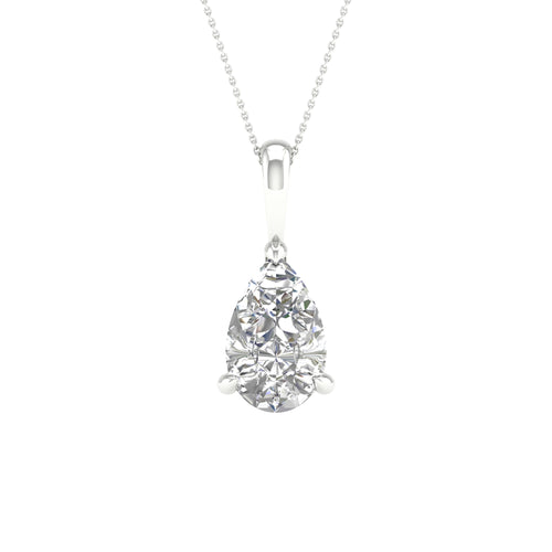 14K 2.00CT Certified Lab Grown Diamond Pendant ( IGI Certified ) 67304