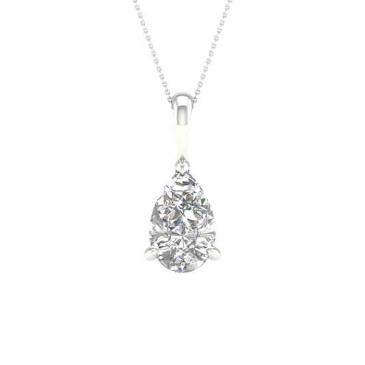 14K 2.00CT Certified Lab Grown Diamond Pendant ( IGI Certified ) 67304