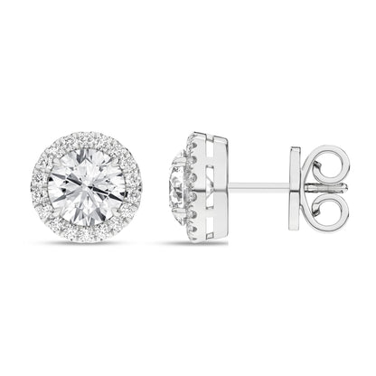 14K 2.25ct Certified Lab Grown Diamond Earrings 64124
