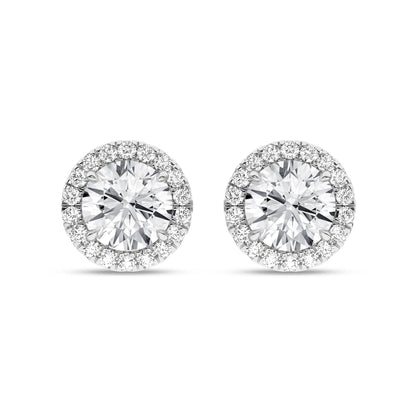14K 2.25ct Certified Lab Grown Diamond Earrings 64124