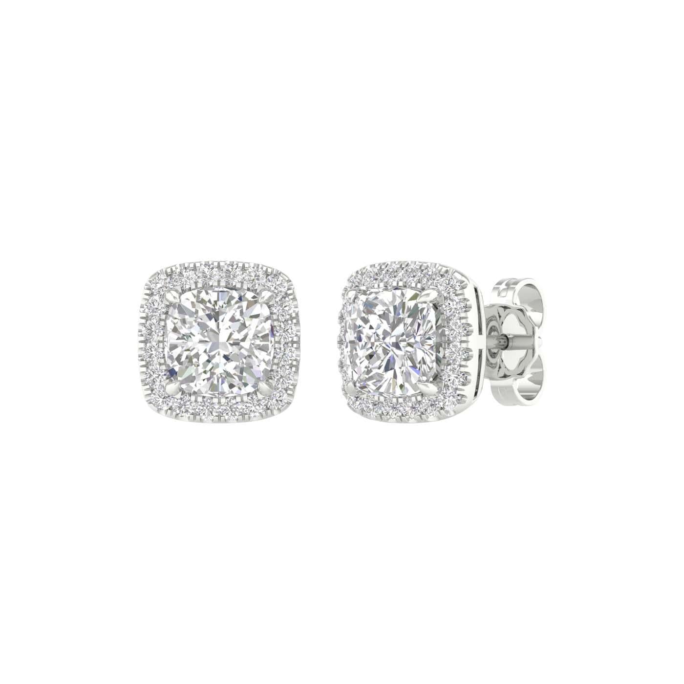 14K 2.25ct Certified Lab Grown Diamond Earrings 64144