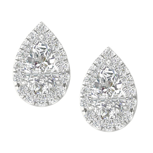 14K 1.15CT Lab Grown Earrings 64145