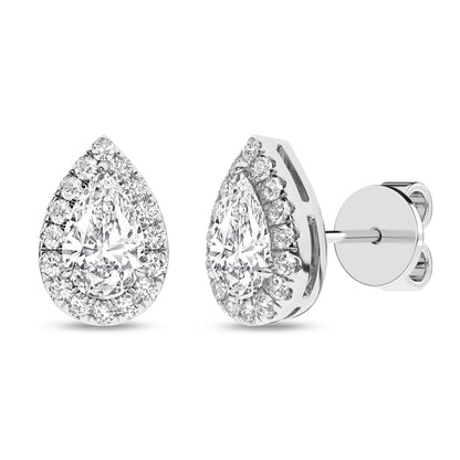 14K 2.25ct Certified Lab Grown Diamond Earrings 64146