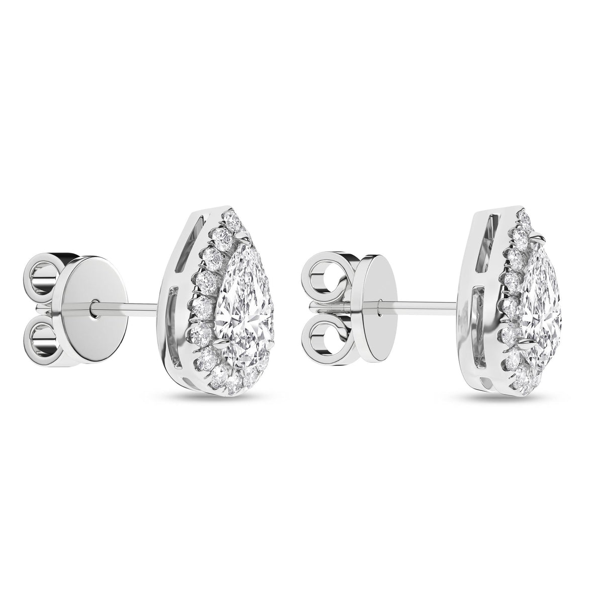 14K 2.25ct Certified Lab Grown Diamond Earrings 64146