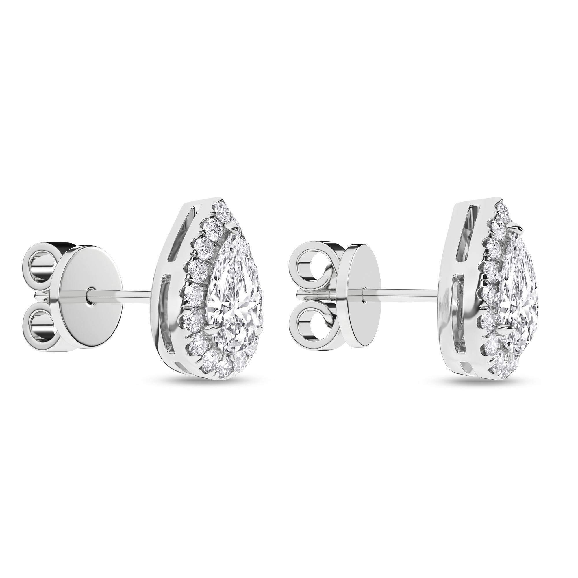14K 2.25ct Certified Lab Grown Diamond Earrings 64146