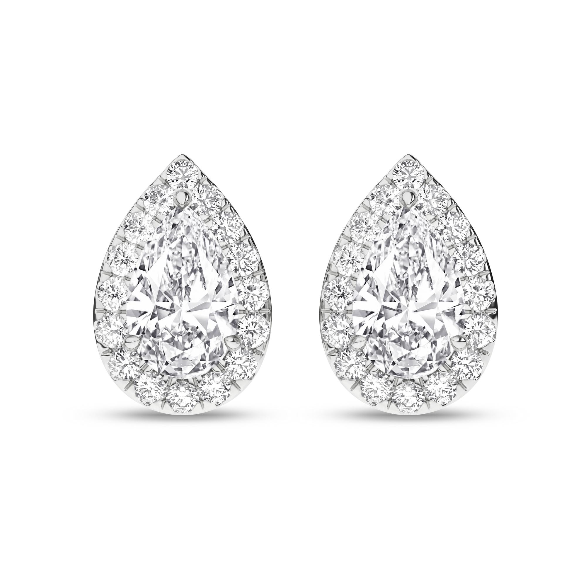 14K 2.25ct Certified Lab Grown Diamond Earrings 64146
