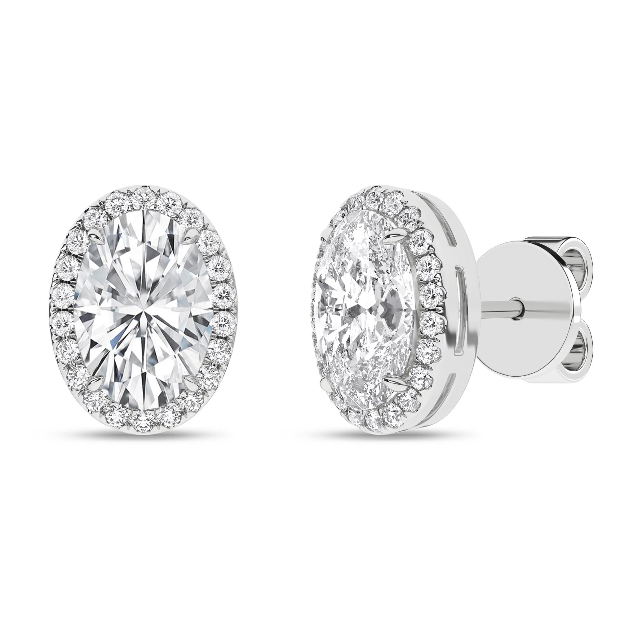 14K 2.25ct Certified Lab Grown Diamond Earrings 64155