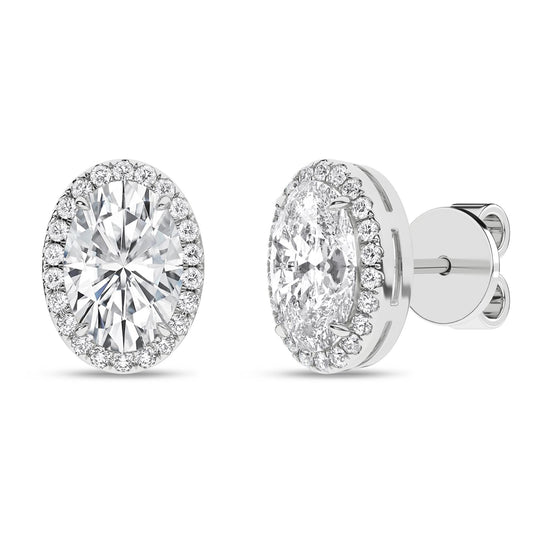 14K 2.25ct Certified Lab Grown Diamond Earrings 64155