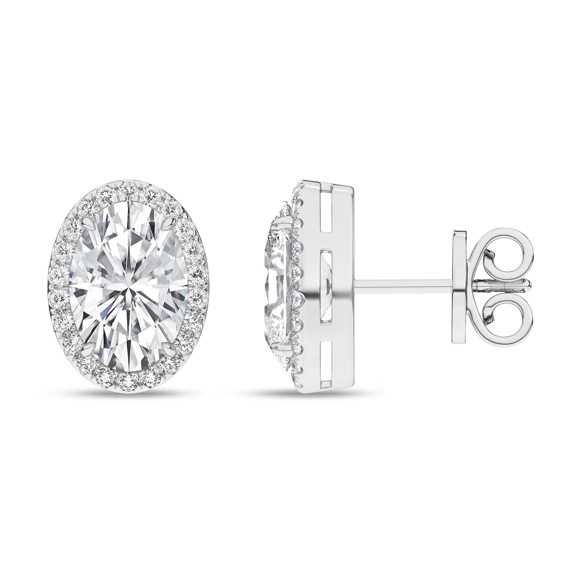 14K 2.25ct Certified Lab Grown Diamond Earrings 64155