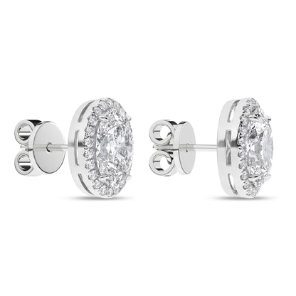 14K 2.25ct Certified Lab Grown Diamond Earrings 64155