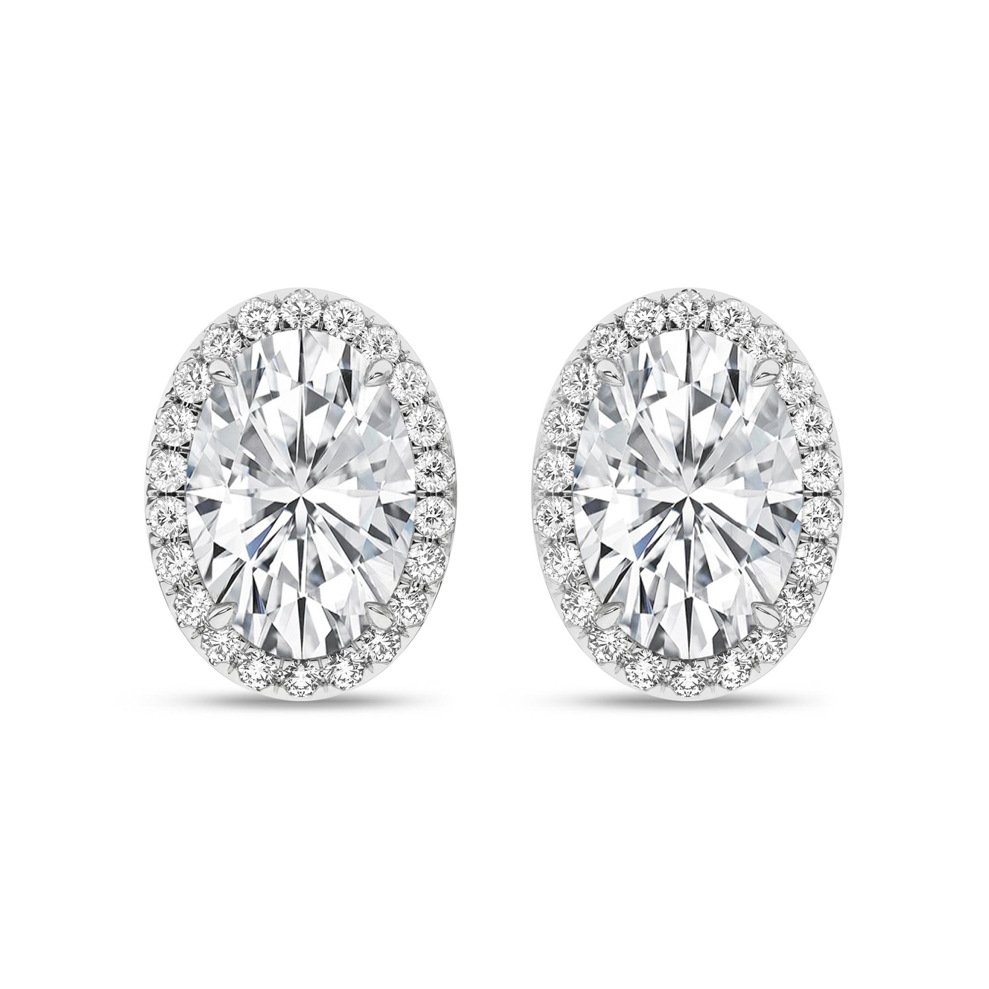 14K 2.25ct Certified Lab Grown Diamond Earrings 64155